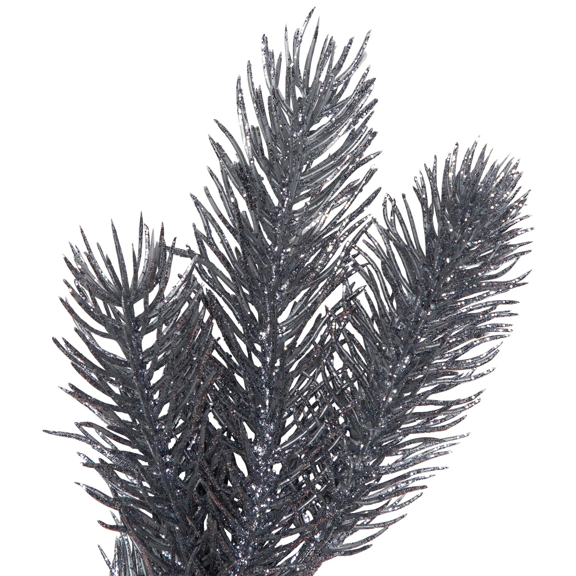 Northlight Glittery Pine Artificial Christmas Garland - 6' - Silver - Unlit