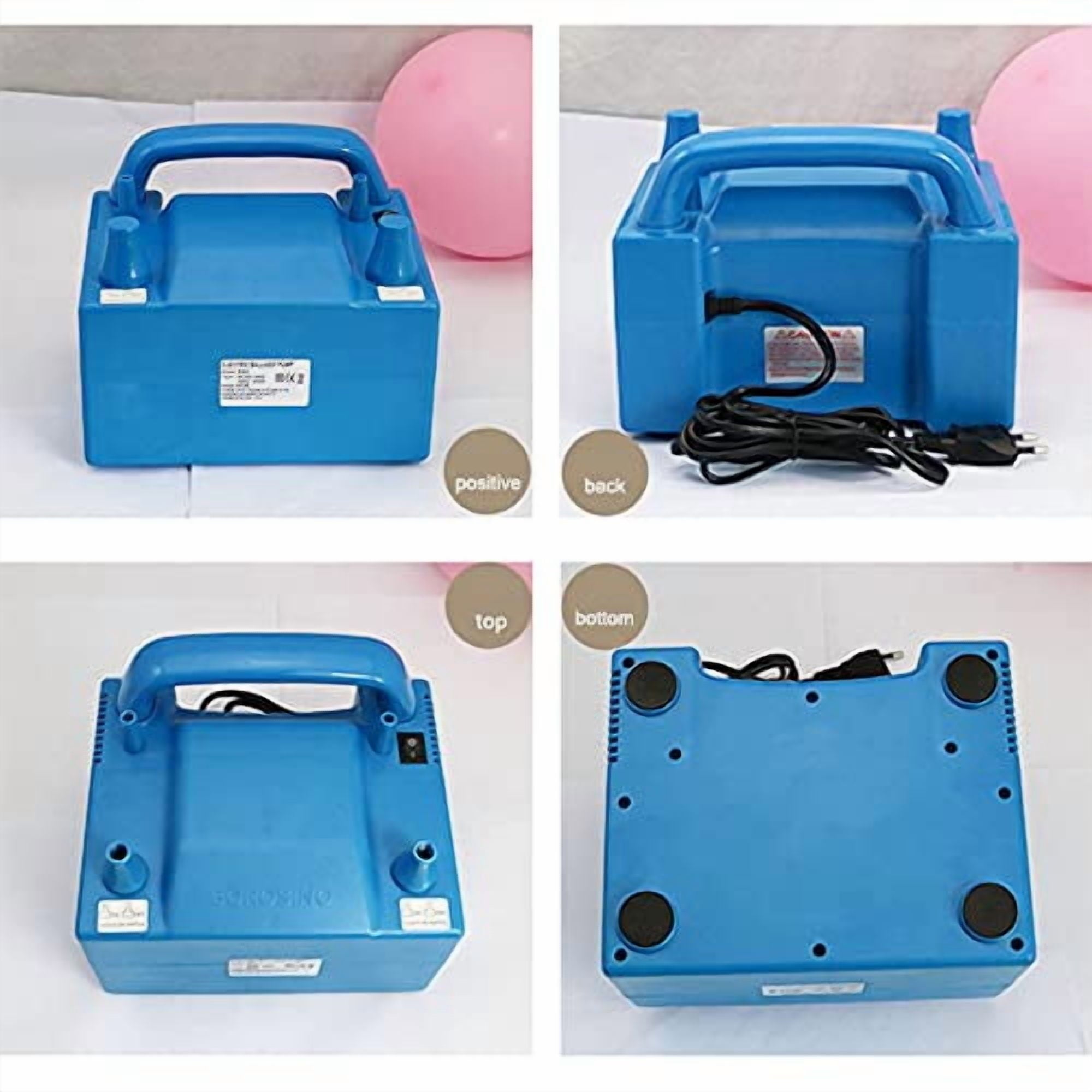 800W Dual Nozzle Electric air Balloon Blower Pump,110V-220V Electric Balloon Inflator for Party Birthday Wedding Festival