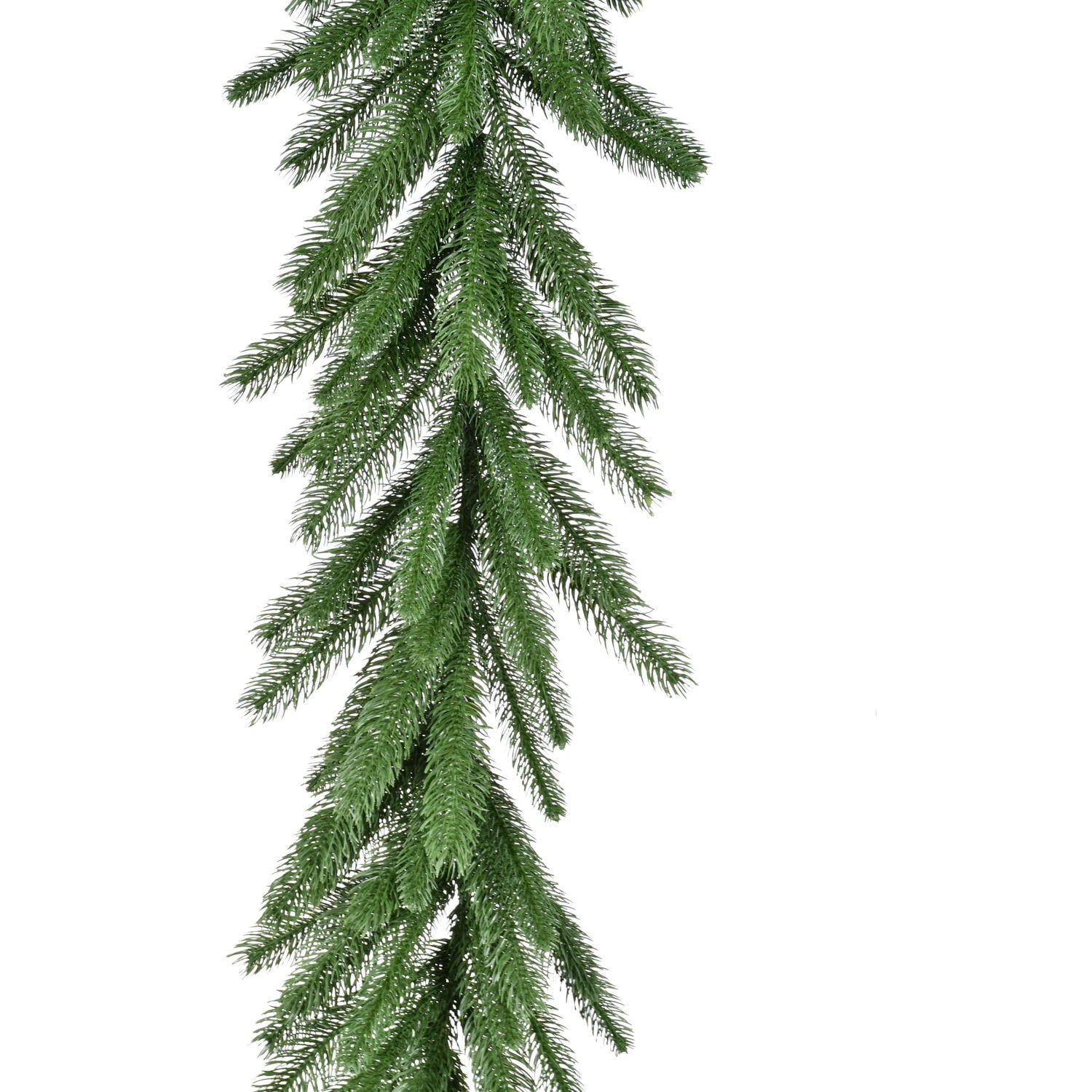 Fraser Hill Farm 9-Ft. Green Fir Garland, No Lights | Festive Christmas Holiday Decor for Fireplace Mantel, Stairway, Console Table | FFGF108GL-0GR