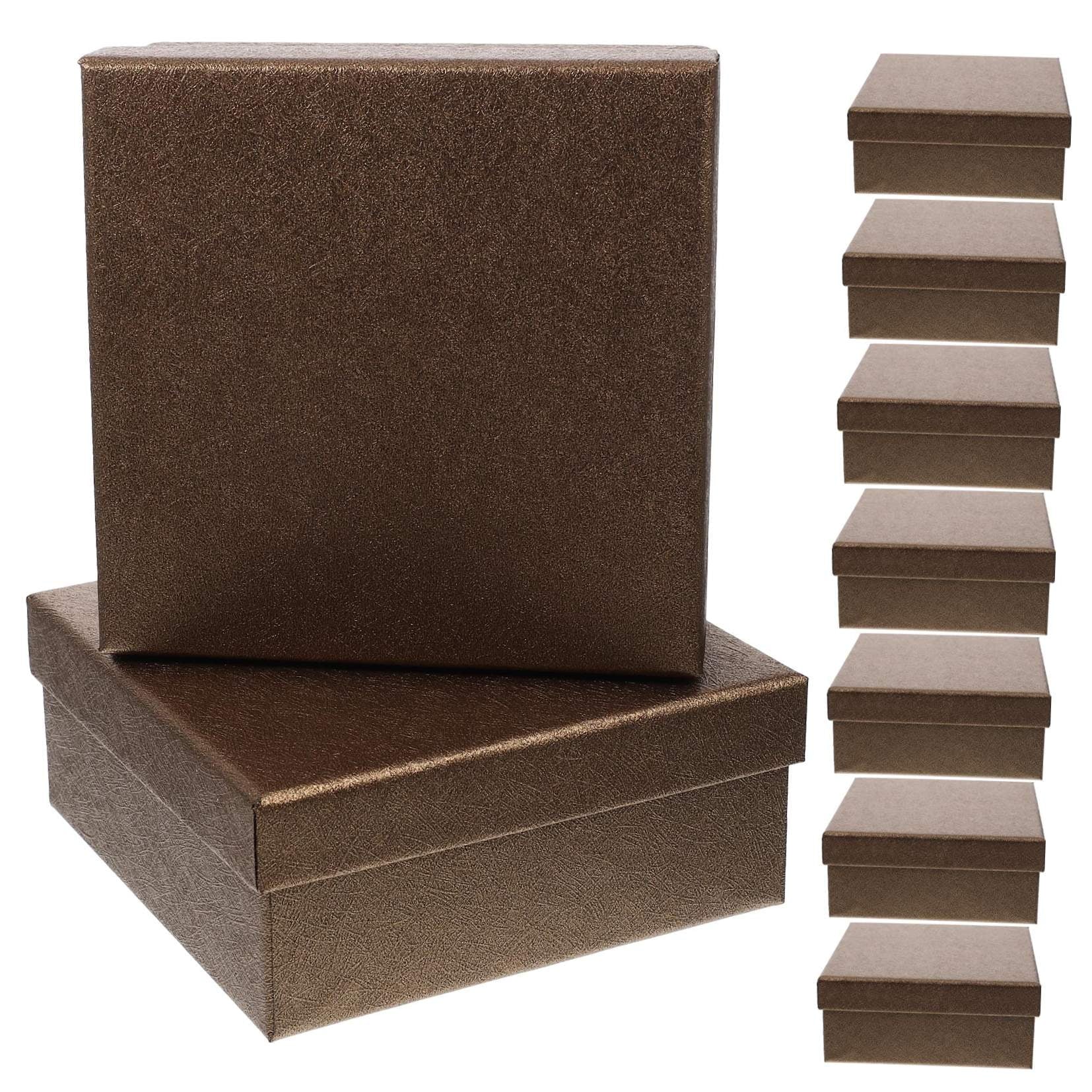 Masteelf  10 Pcs Gift Box Wrapping Packing Boxes Gifts Christmas Coffee