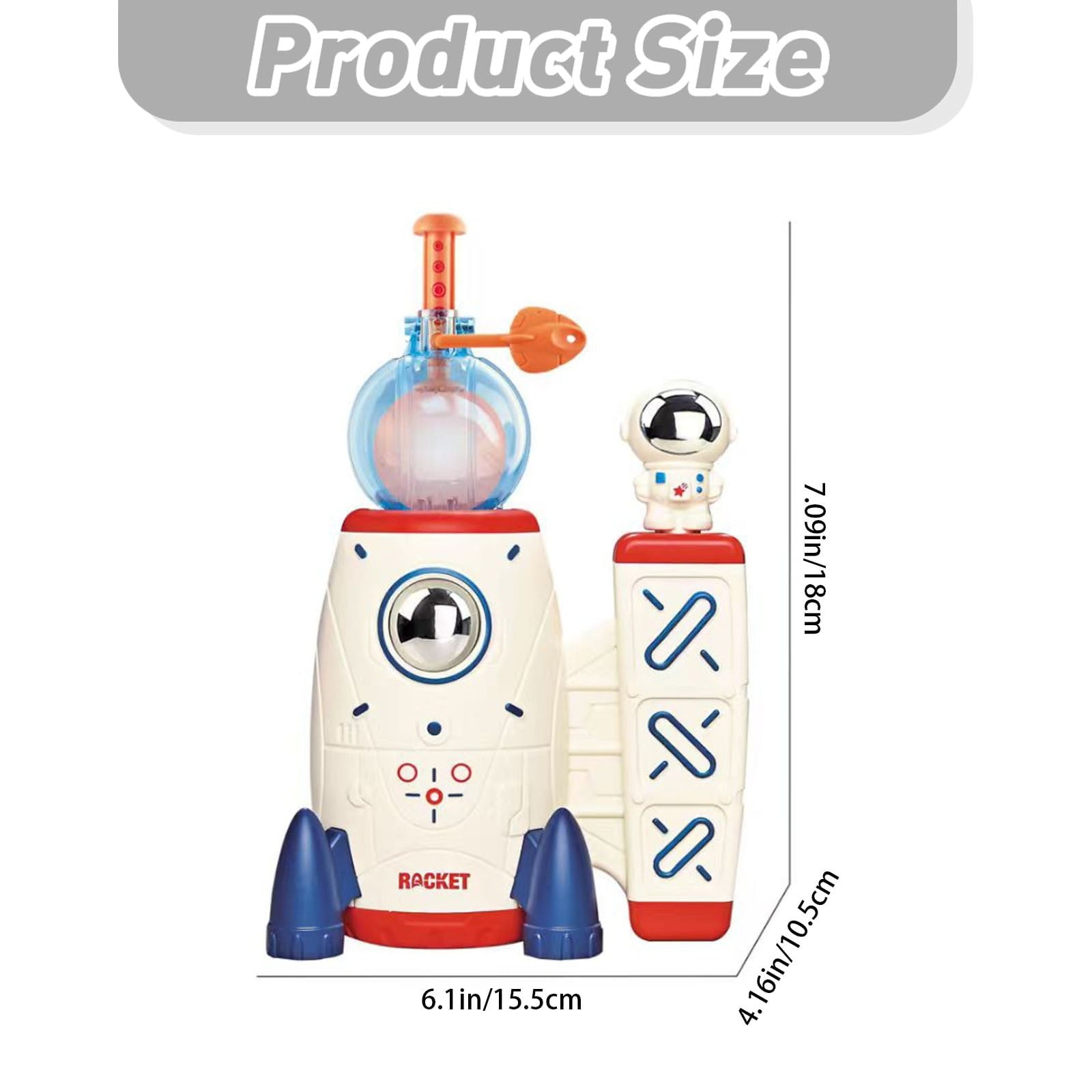 DIY Space Magic Balloon Craft Kit,Diy Balloon Space Rocket,Sticker Decorated Balloons Toy,Rocket Air Pump Fun with Balloon Monster Pals,DIY Creative Activity,Birthday Gifts