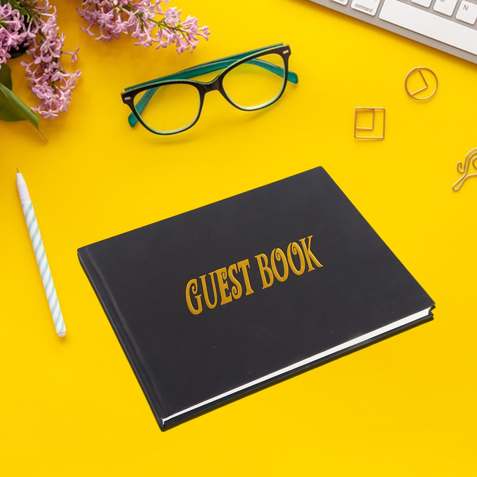 Sitikel Wedding Guest Book Souvenir Album Baby Shower Polaroid Guest Book Thick Paper Commemorative Book Polaroid Guest Book