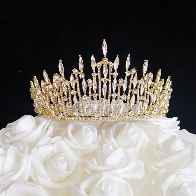 Tian Sweet 37001-SV 1.1 oz Wedding Tiara Cake Topper - Silver