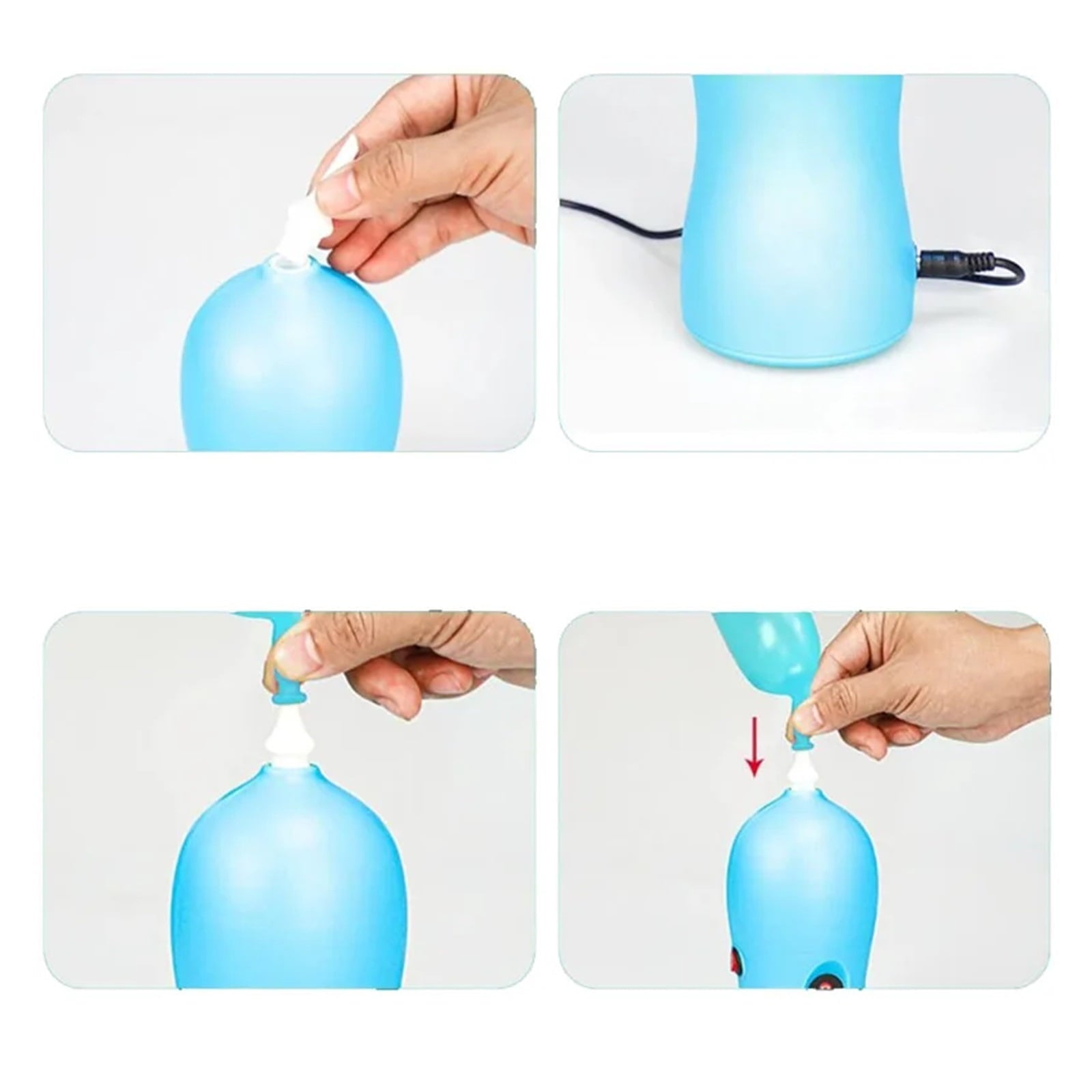 B271D Portable Balloon Inflator, Rechargeable Electric Air Pump Inflator ,Power Tools
