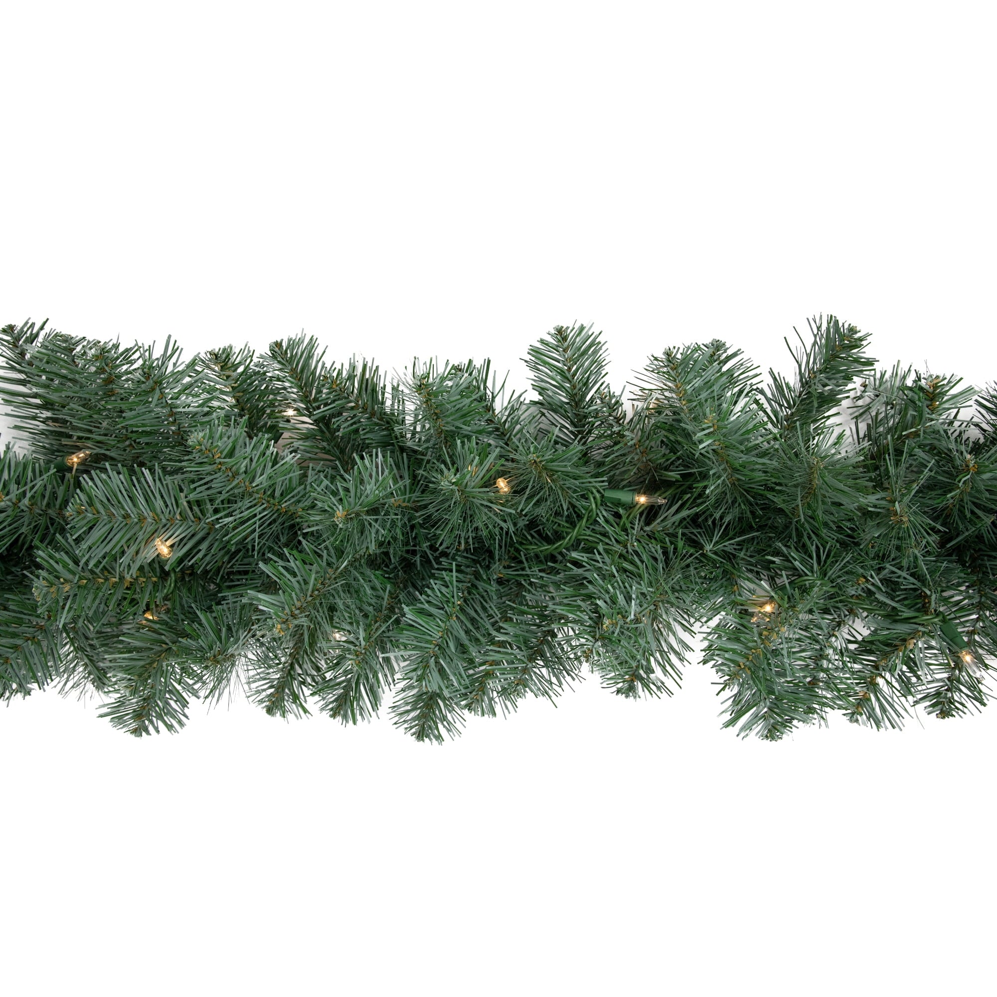 Northlight 9' x 12" Pre-Lit Colorado Blue Spruce Artificial Christmas Garland, Clear Lights