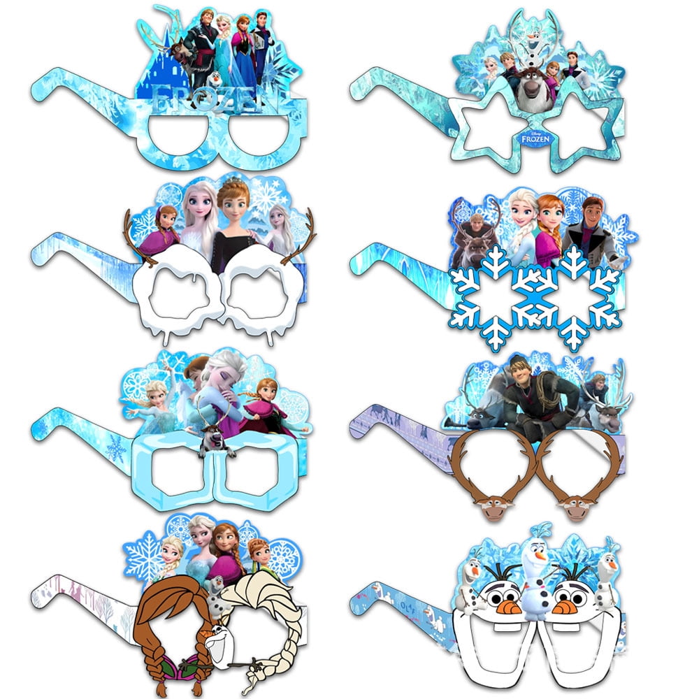 16pcs Spider-Man Paper Eyeglasses Party Favors Supplies Birthday Party Decorations Gifts Photo Booth Props for Kids Boys
