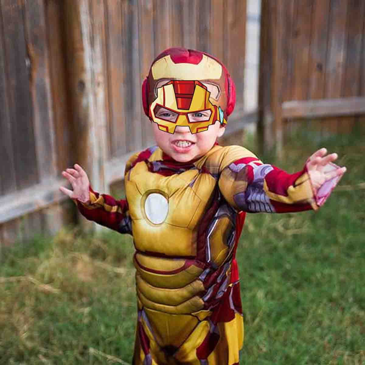 16Pcs Avengers Superheroes Themed Glasses, Party Supplies Photo Booth Prop Cartoon Character Cosplay Birthday Gift for Kids.