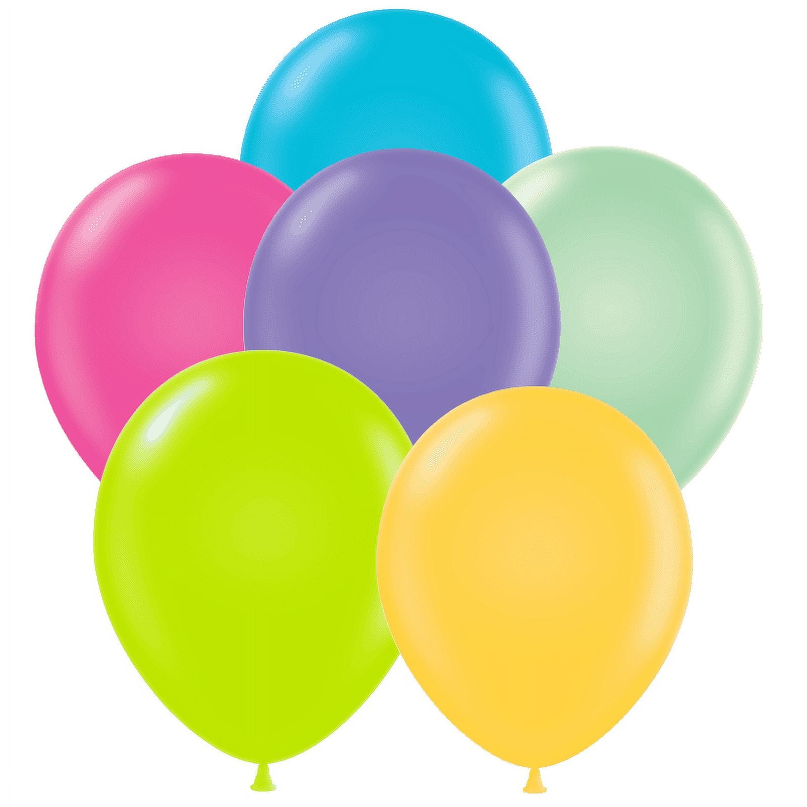 17 inch Tuftex Tropical Assortment Latex Balloons (50 Pack) - Party Supplies Decorations