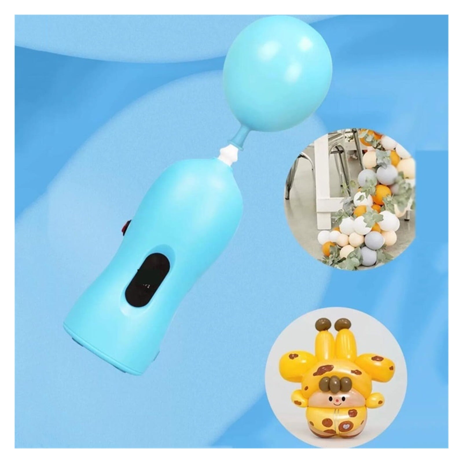 B271D Portable Balloon Inflator, Rechargeable Electric Air Pump Inflator ,Power Tools