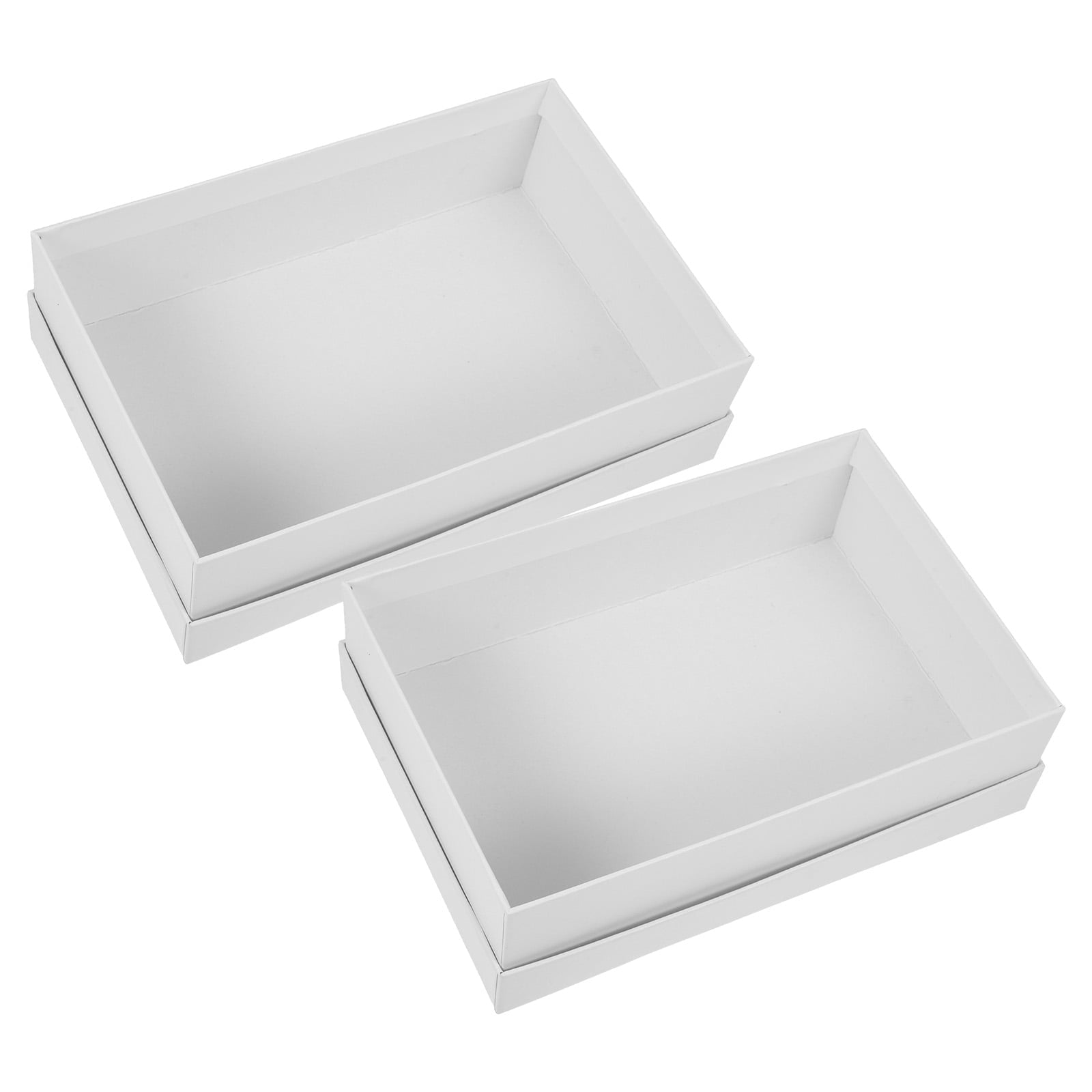 2 Pcs Clear Charcuterie Packing Box Christmas Gift Kraft Paper Bridesmaid