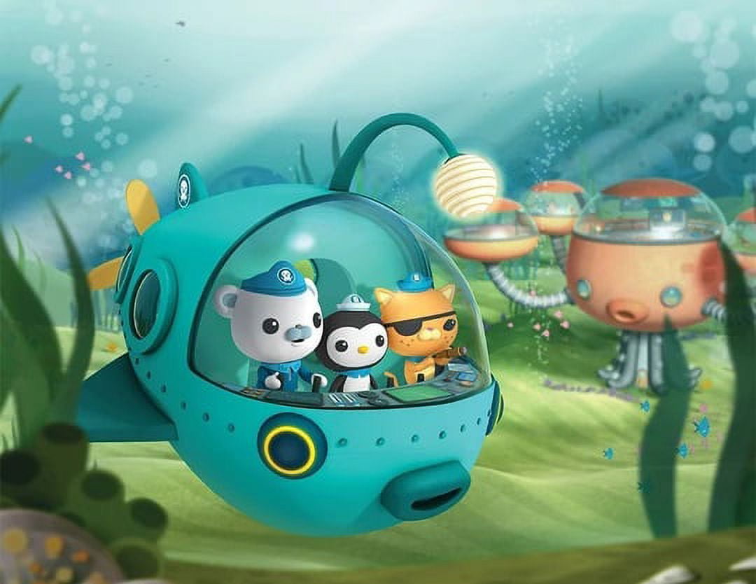 Octonauts Gup A Kwazii Peso Captain Barnacles Edible Cake Topper Image  - 1/2 Sheet ABPID04068