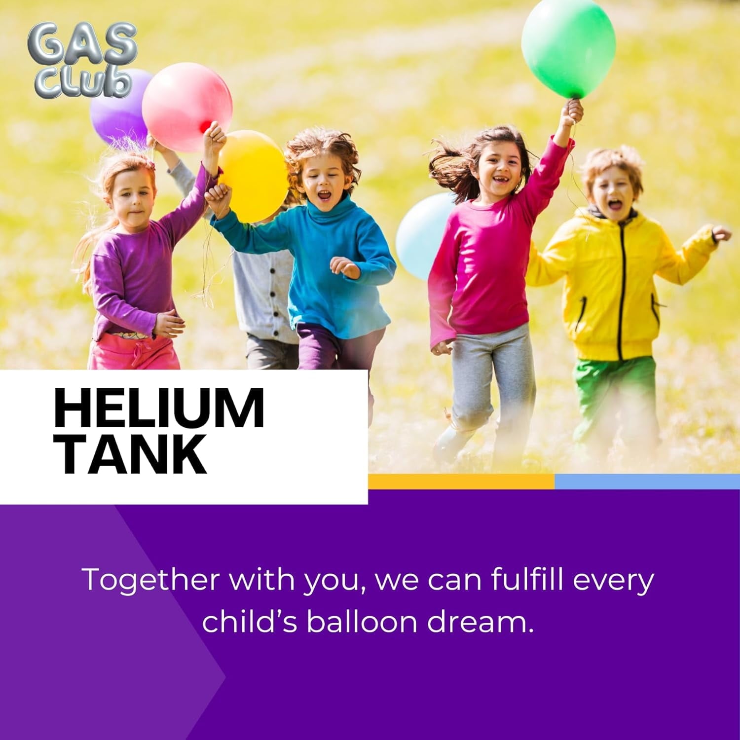 GasClub 22L Helium Tank up to 100 Latex Balloons Helium Tank for Balloons at Home Helium Balloon Pump Kit Blend