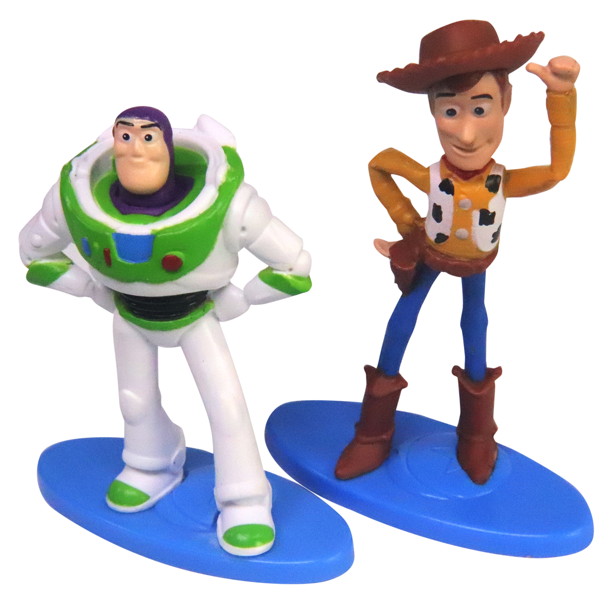 Disney Pixar Toy Story 4 Mini Figures Cake Toppers Set of 5 - Buzz, Woody, Bo Peep, Rex, Forky