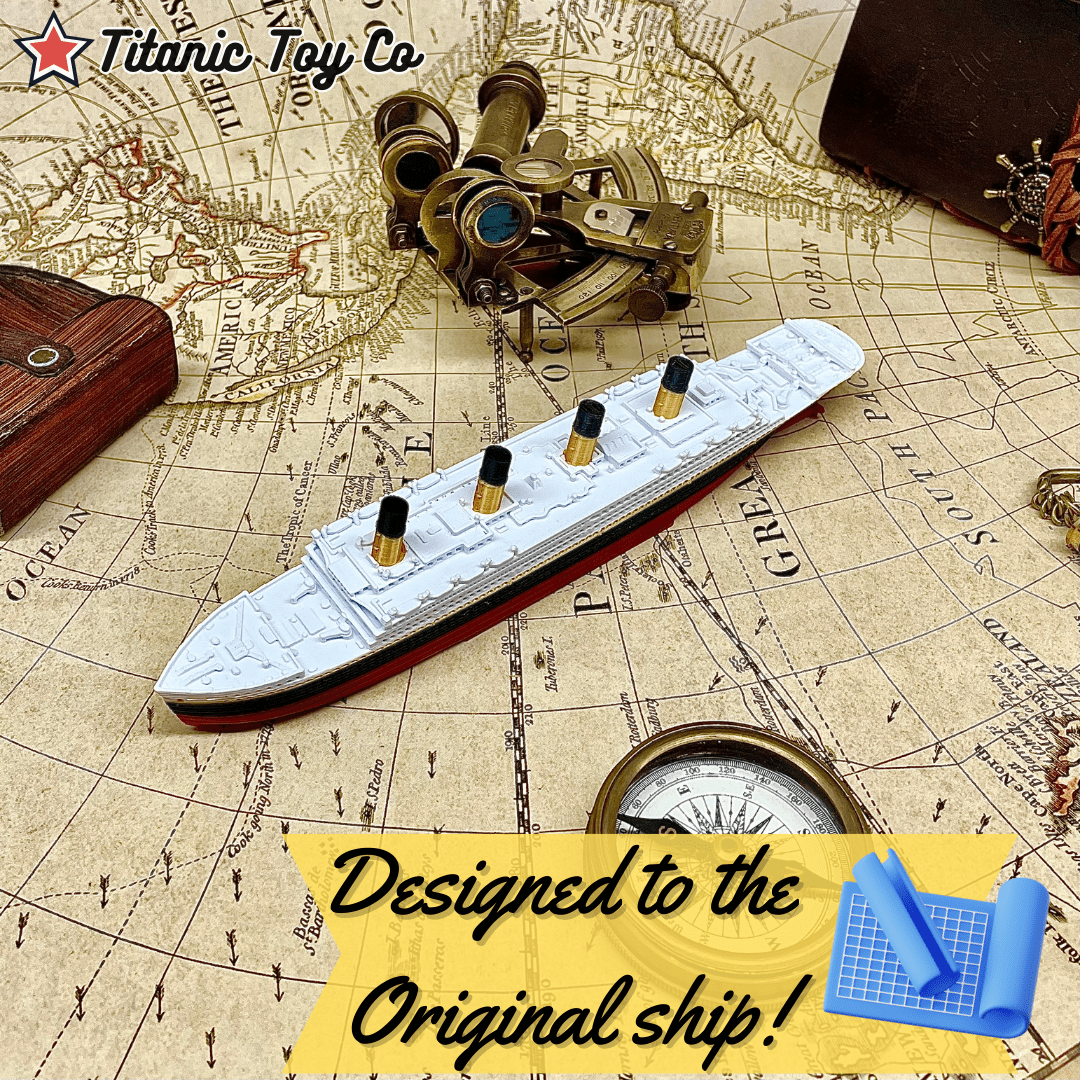 3 Pack Titanic, Britannic, Olympic Bath Boat And Pool Toy By TitanicToyCo, RMS Titanic Toys For Kids, Historically Accurate Titanic Toy, Titanic Ship, Titanic Cake Topper, Titanic Figurine