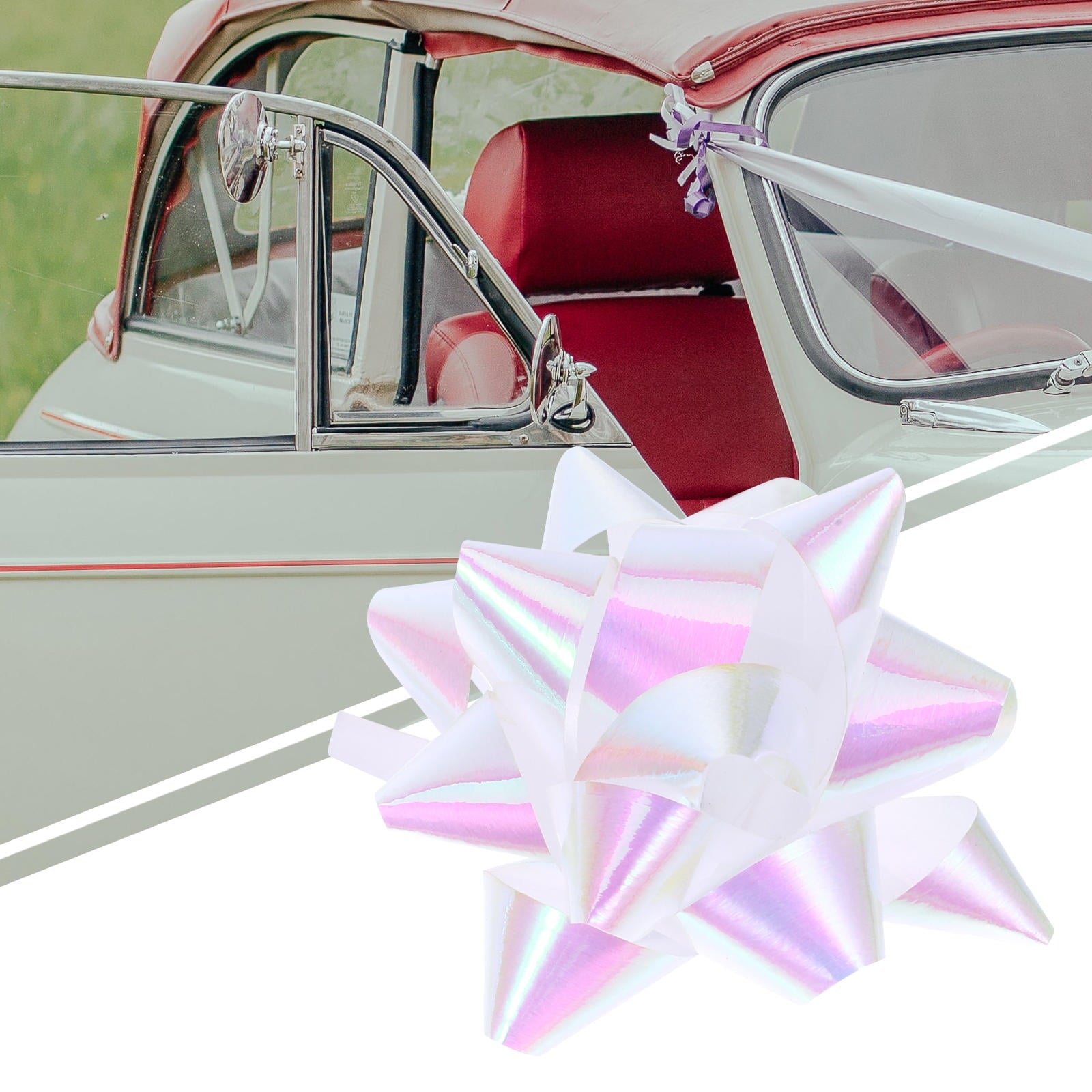Worgeous 200 pcs  Elegant Star Pull Bows For Wedding Car Decorations Present Wrapping Decor  Present Wrapping Ribbon Curling Ribbons Present Decoration Ribbon Flower