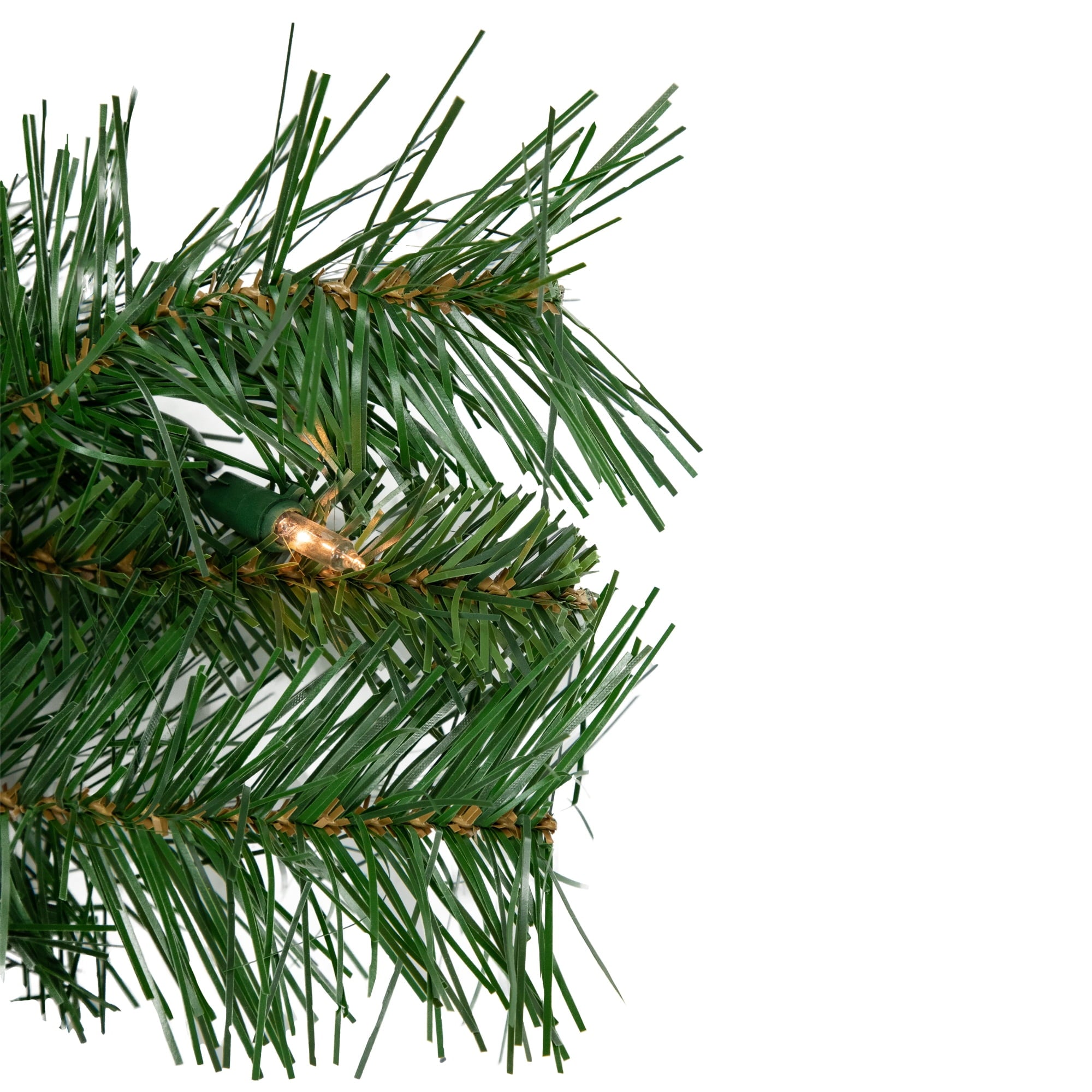 Northlight Pre-Lit Chatham Pine Artificial Christmas Garland - 9' x 10" - Clear Lights