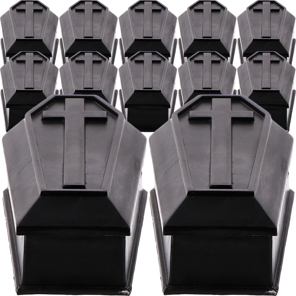 3 Pack Coffin Box Coffins Gift Boxes Bulk Gifts Wedding Decor Child Black
