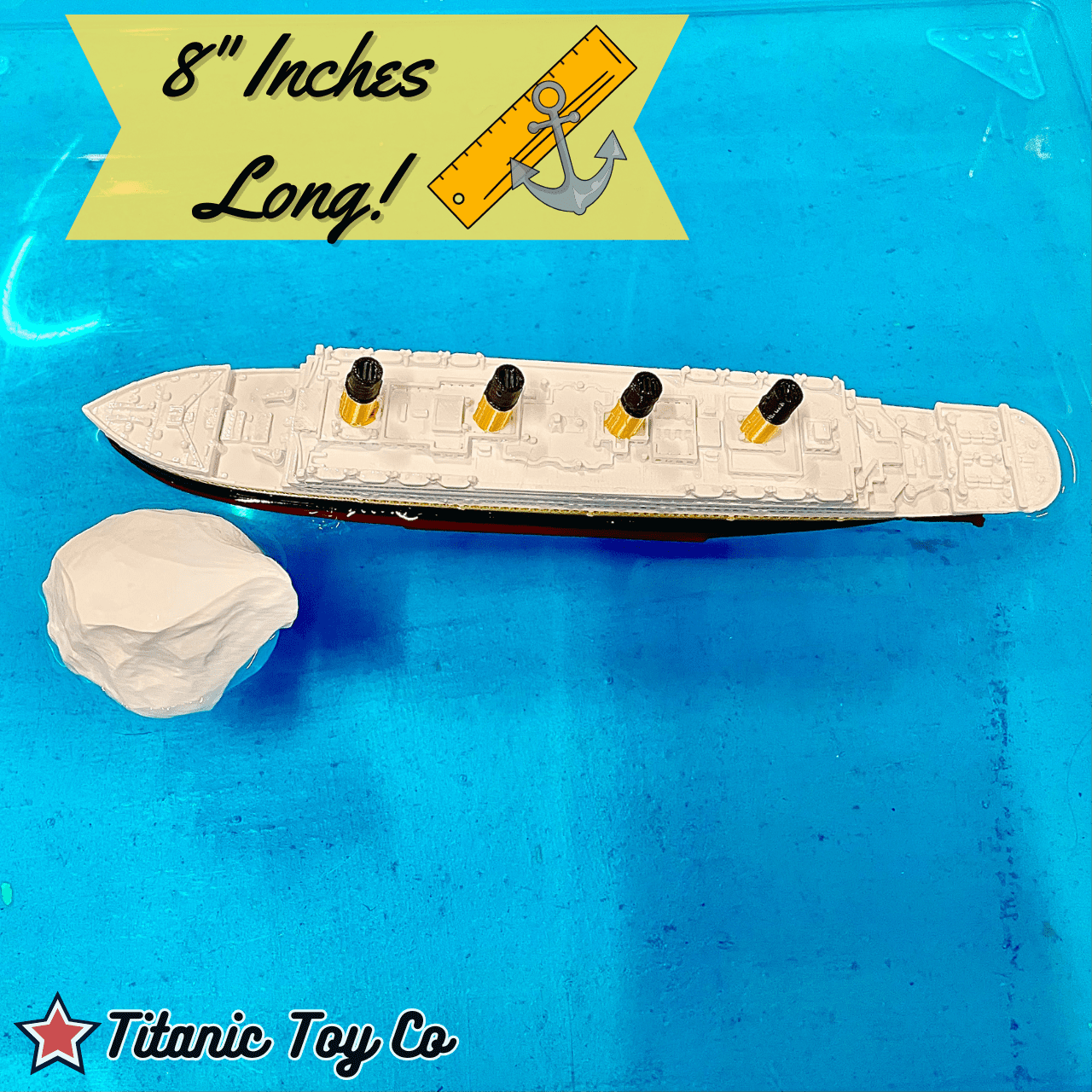 3 Pk Split In Half Titanic & Britannic & Olympic Bath Boat And Pool Toy,Break In Half RMS Titanic Toys For Kids, Historically Accurate Breakable Titanic Toy, Titanic Ship, Titanic Cake Topper, Titani