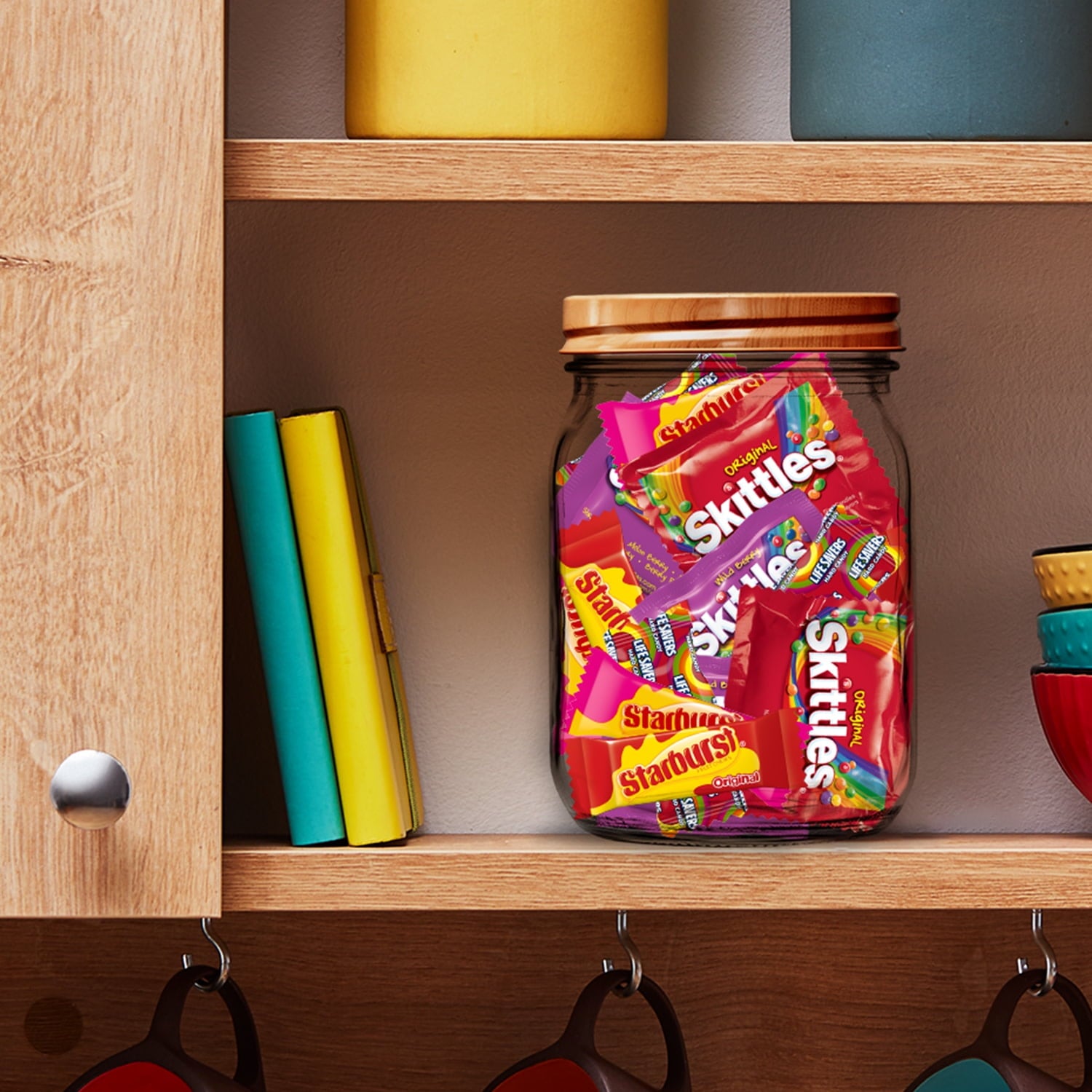 Skittles, Starburst & Life Savers Fruity Candy Variety Pack - 150 Ct Bulk Bag