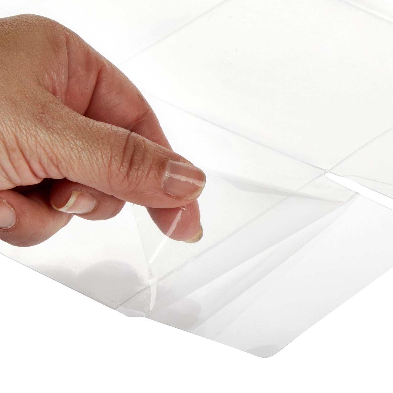 30-Pack Clear Gift Boxes - 6x6x6 In Square Plastic Transparent Boxes for Cakes, Wedding, Baby Shower, Birthday Party