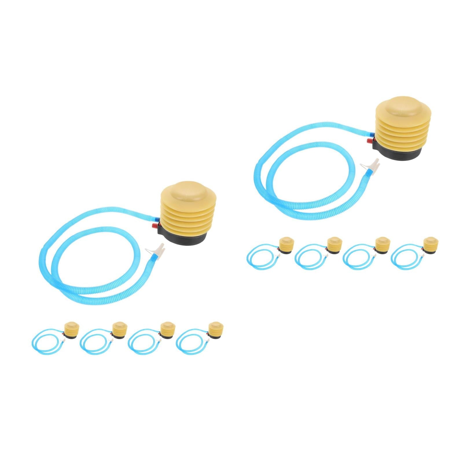 Raindrops 10 pcs Plastic Foot Pump Balloon Pump Hand Pump Air Pump Bottle Inflator For Sports Inflatable Yoga Exercise Balls