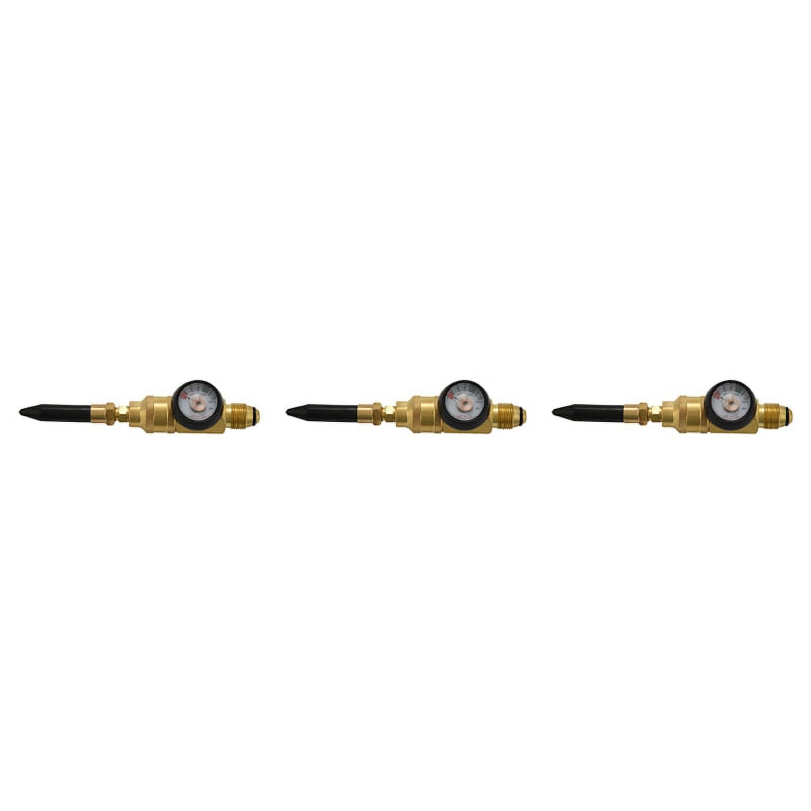 3X Helium Tank Latex Balloon Inflator Regulator with Gauge for G5/8 Tank Valves