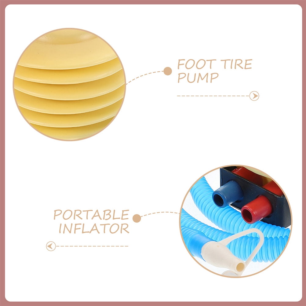 Raindrops 10 pcs Plastic Foot Pump Balloon Pump Hand Pump Air Pump Bottle Inflator For Sports Inflatable Yoga Exercise Balls