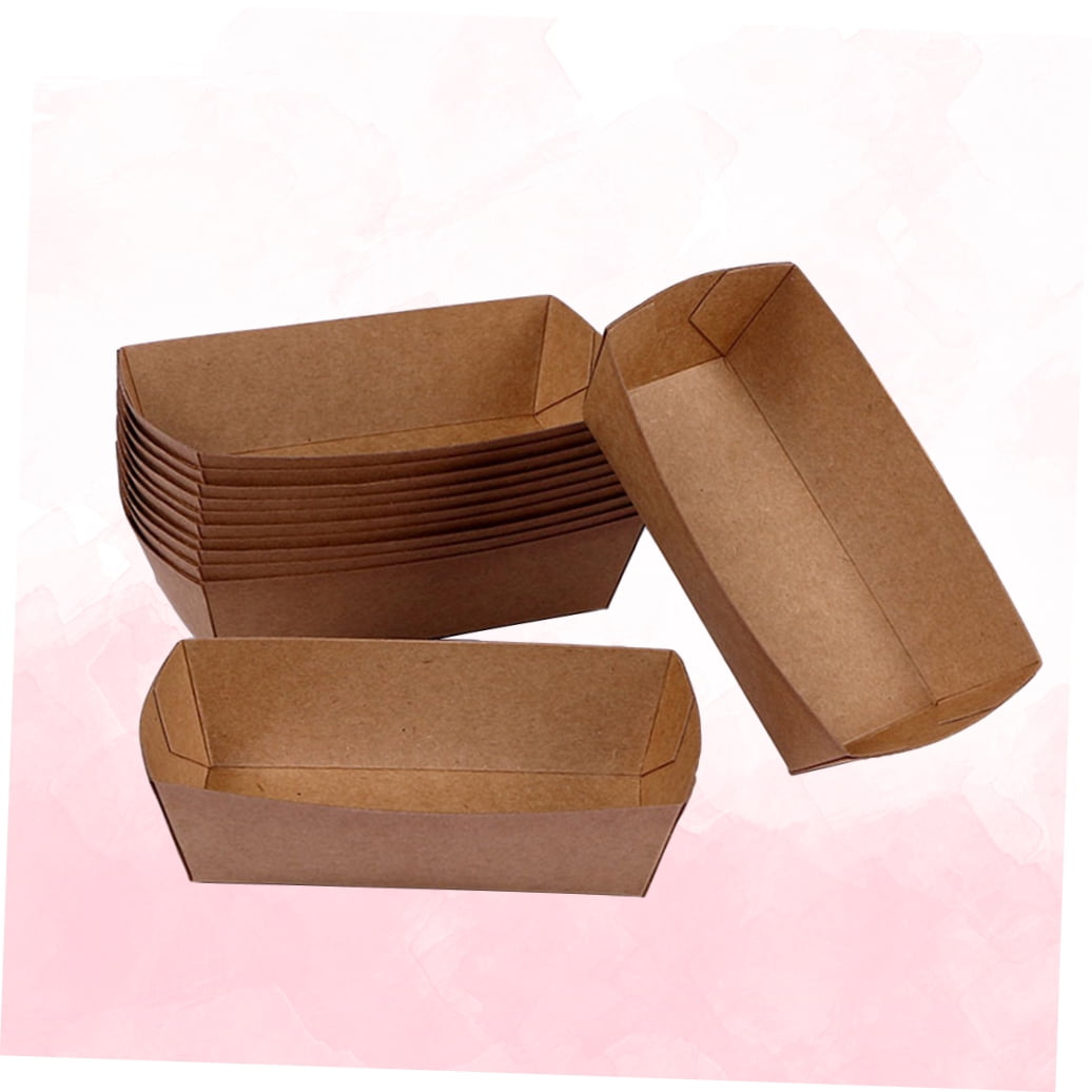 PBPBOX Light Brown Paper Favor Boxes for Wedding Gifts Storage Use Craft Chocolate Candy Sweets 100 Pcs