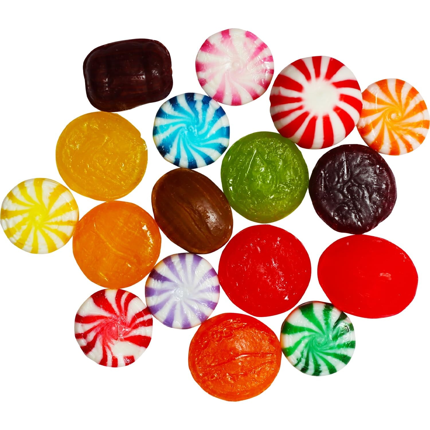 Hard Candy Mix - Assorted Candies - 4 Pounds - Bulk Sampler Candy - Lalees - Individually Wrapped Assortment