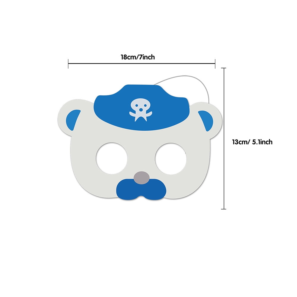 18Pcs The Octonauts Themed Paper Glasses, Party Supplies Photo Booth Prop Cartoon Character Cosplay Birthday Gift.