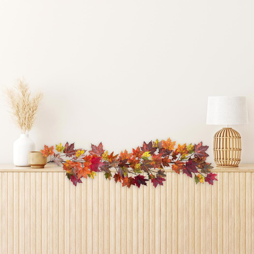 Nearly Natural 60" Maple Leaf Garland