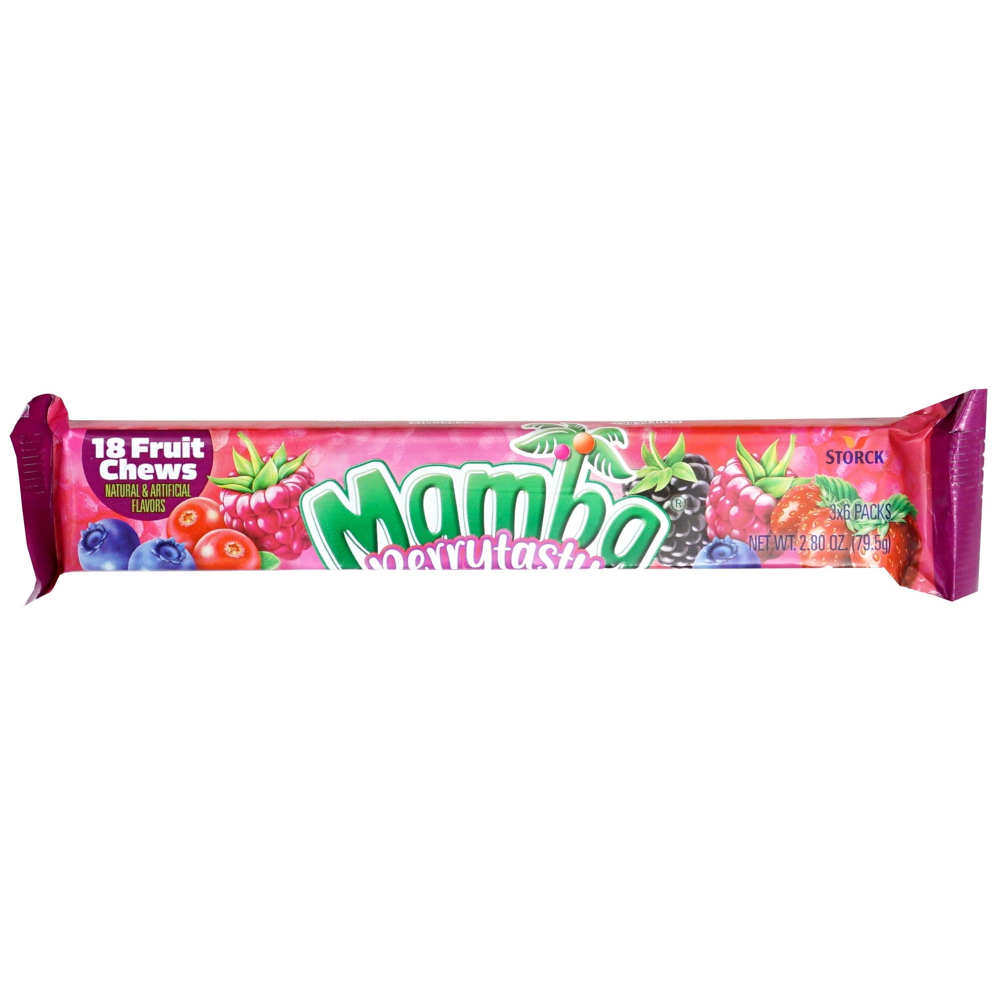 Mamba Sticks Snack Variety Pack, 16 Pack Mamba Candy, Original, Tropics, Sour, Tropics, Berrytasty