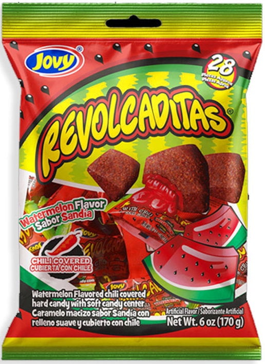 Jovy Revolcaditas Sweet and Spicy Hard Candy Variety 4 Pack, 6 oz