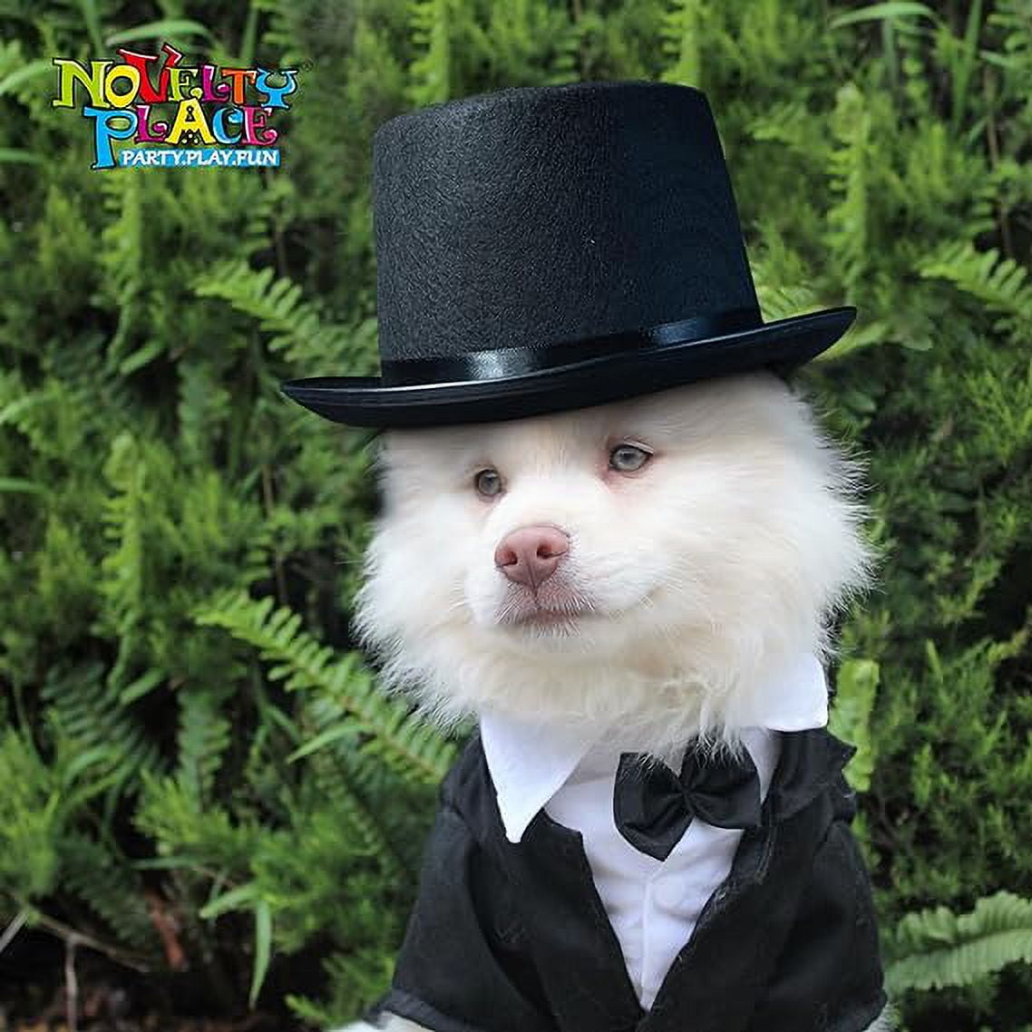2 Pack Classic Black Felt Top Hat - Fit for Kids & Adults, Unisex Design, Perfect for Cosplay Magician Costume Parties, Stage Performances & Dress-Up Events