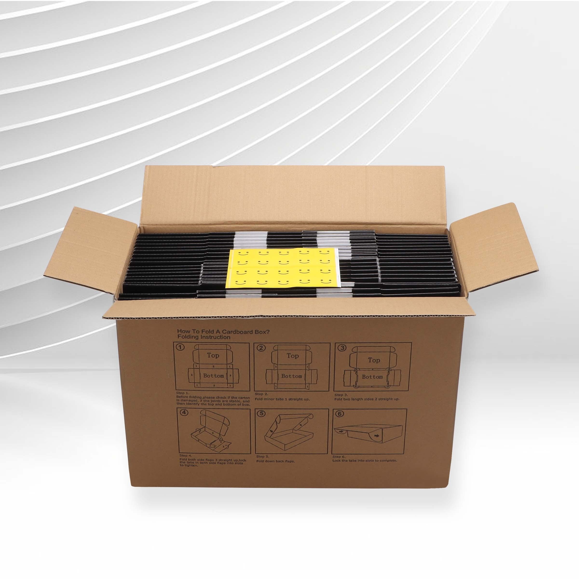 12x9x3 Shipping Boxes, 20 Packs Gift Boxes for Shipping Business Party, Black