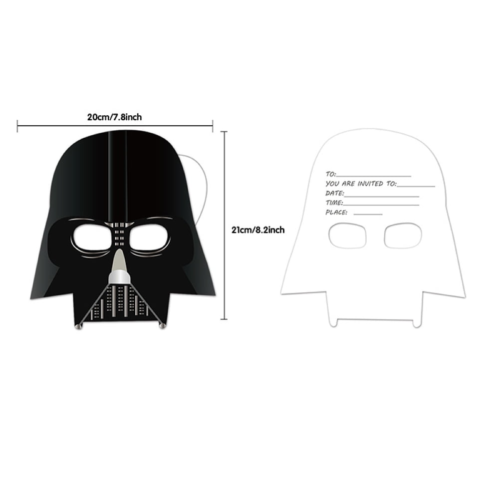 18Pcs The Mandalorian Themed Paper Glasses, Party Supplies Photo Booth Prop Cartoon Character Cosplay Birthday Gift.