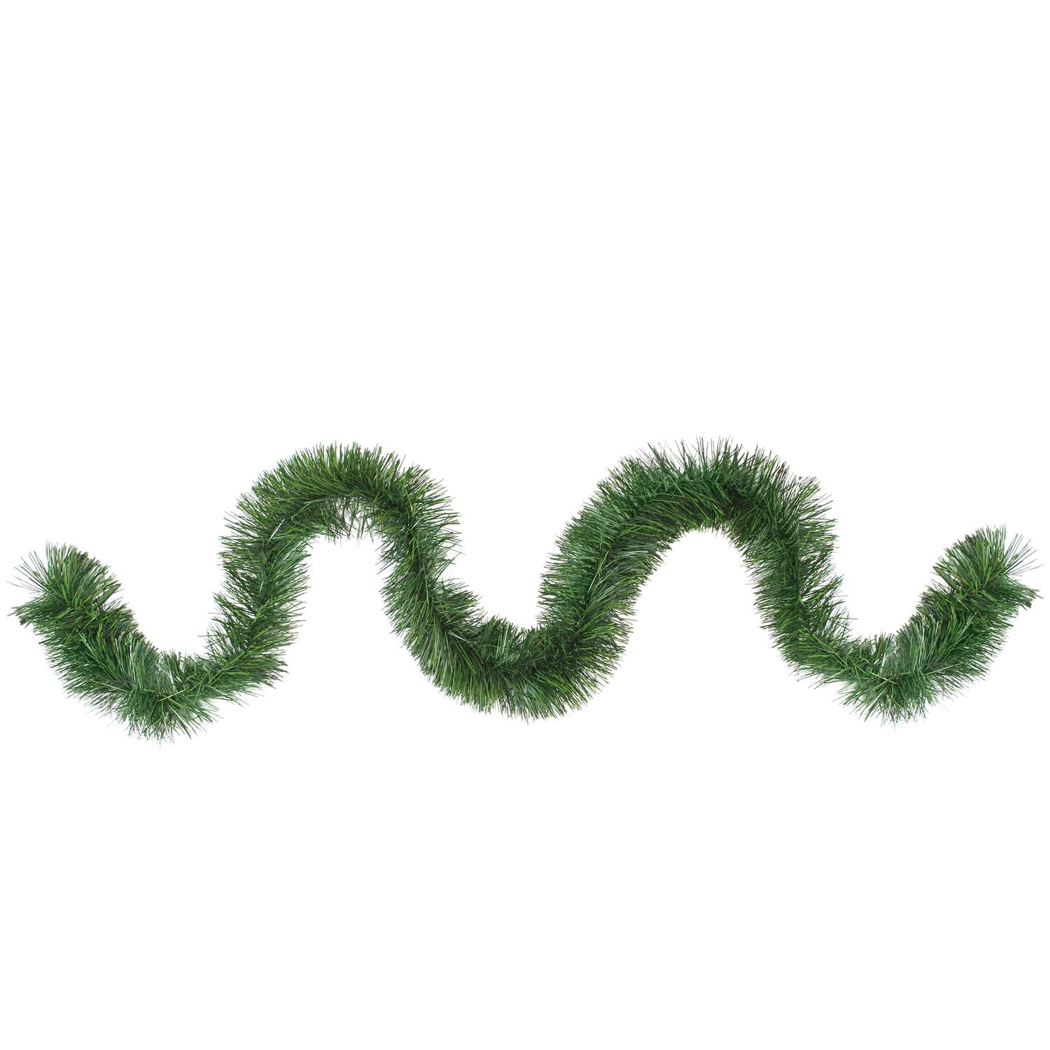 50' x 4.75" Commercial Length Two Toned Green Artificial Christmas Rope Garland