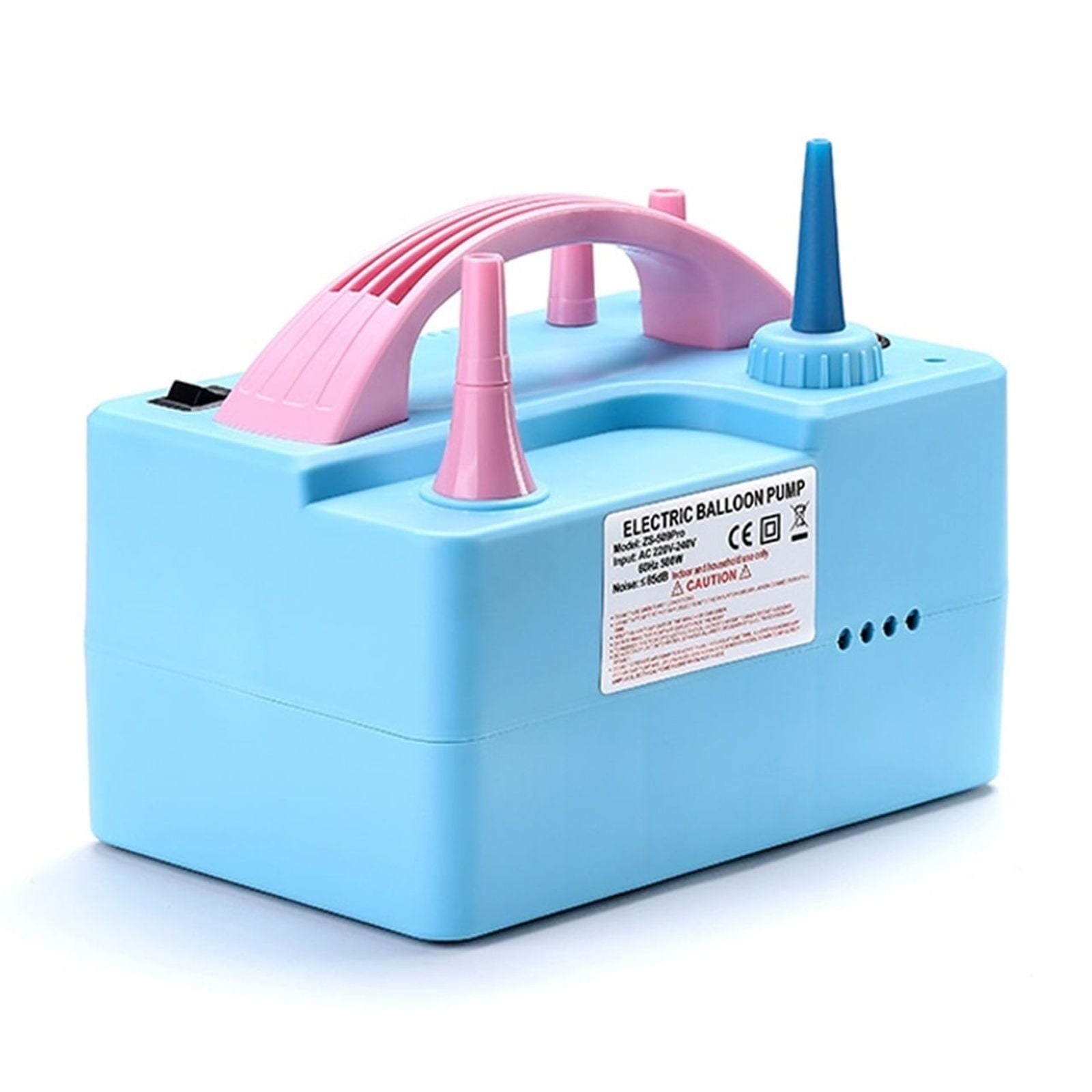 500W Dual Motor Electric Balloon Pump, Long Magic Balloon Inflator