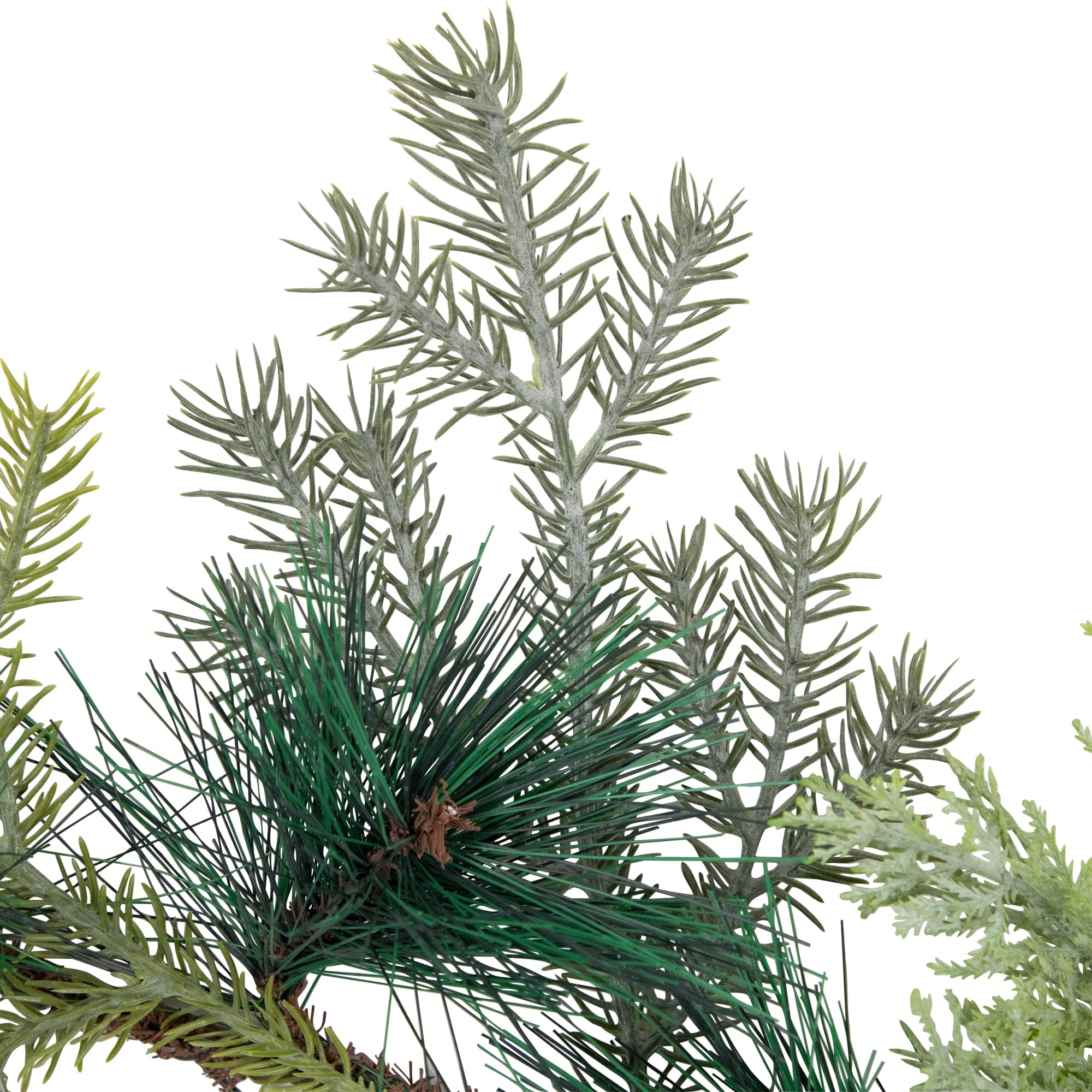 Northlight 5' x 6" Pine Cone and Cedar Artificial Christmas Garland, Unlit
