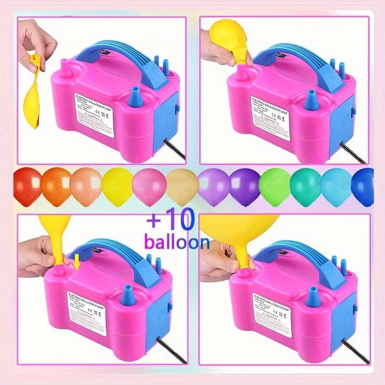 Christmas Party Party Balloon Double Hole Electric Inflation Pump Portable Gas Rose Red Pink White Balloon Machine Party Party
