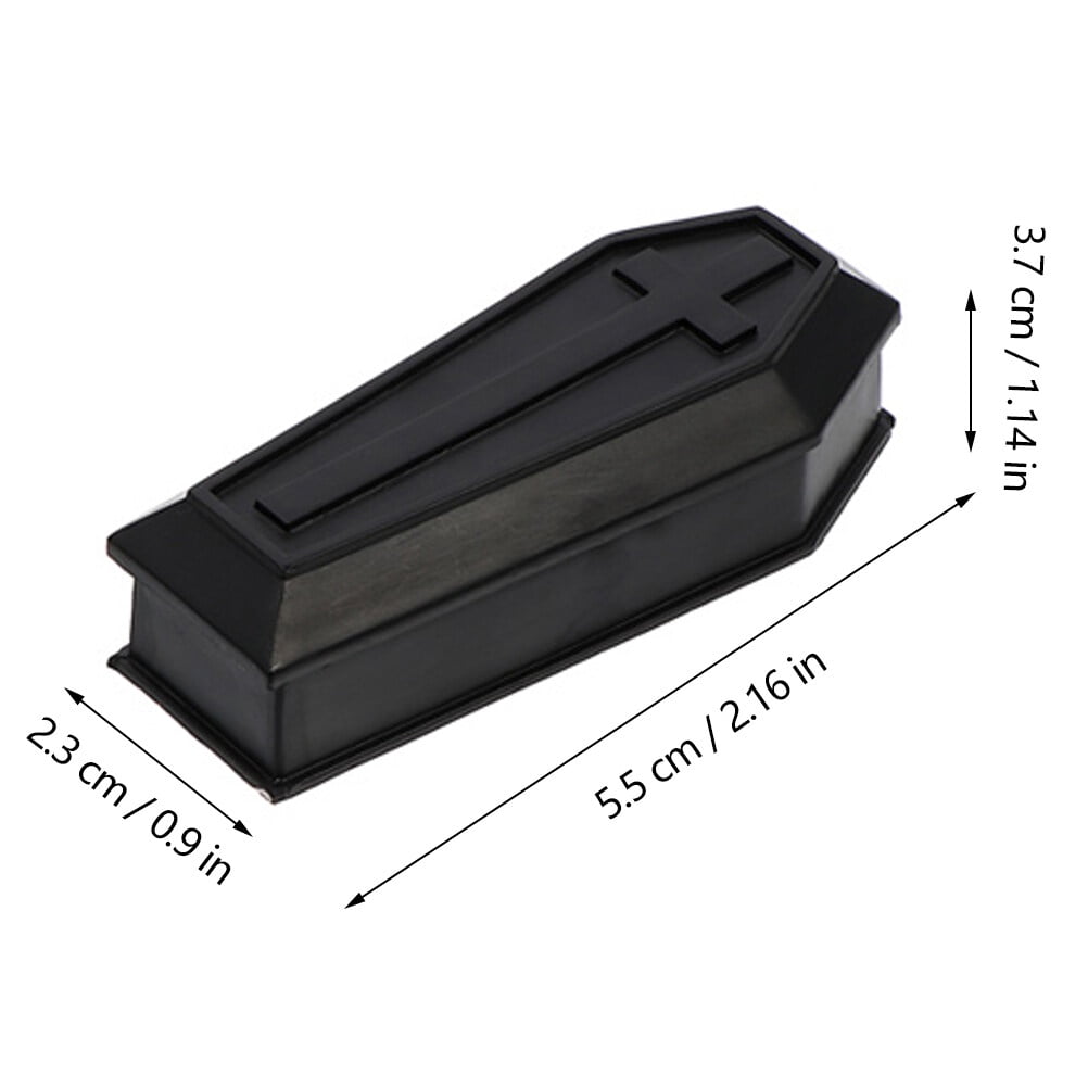 3 Pack Coffin Box Coffins Gift Boxes Bulk Gifts Wedding Decor Child Black
