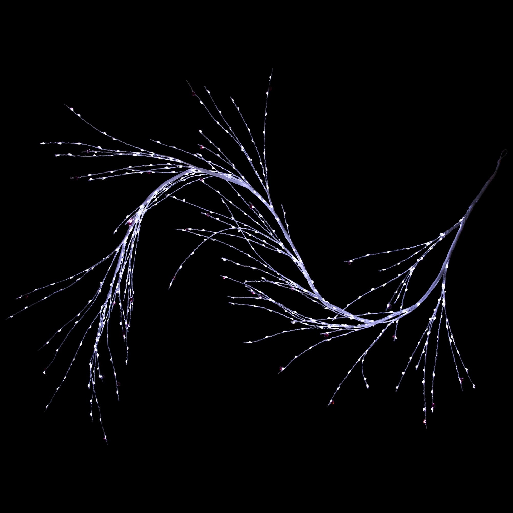 Northlight Pre-Lit Christmas Garland with Jingle Bells - 6' x 6" - Cool White Lights