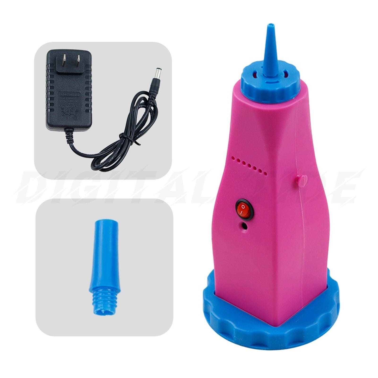 Electric Balloon Air Pump Electric High Power Two Nozzle Air Blower Balloon Fast Inflator Pump