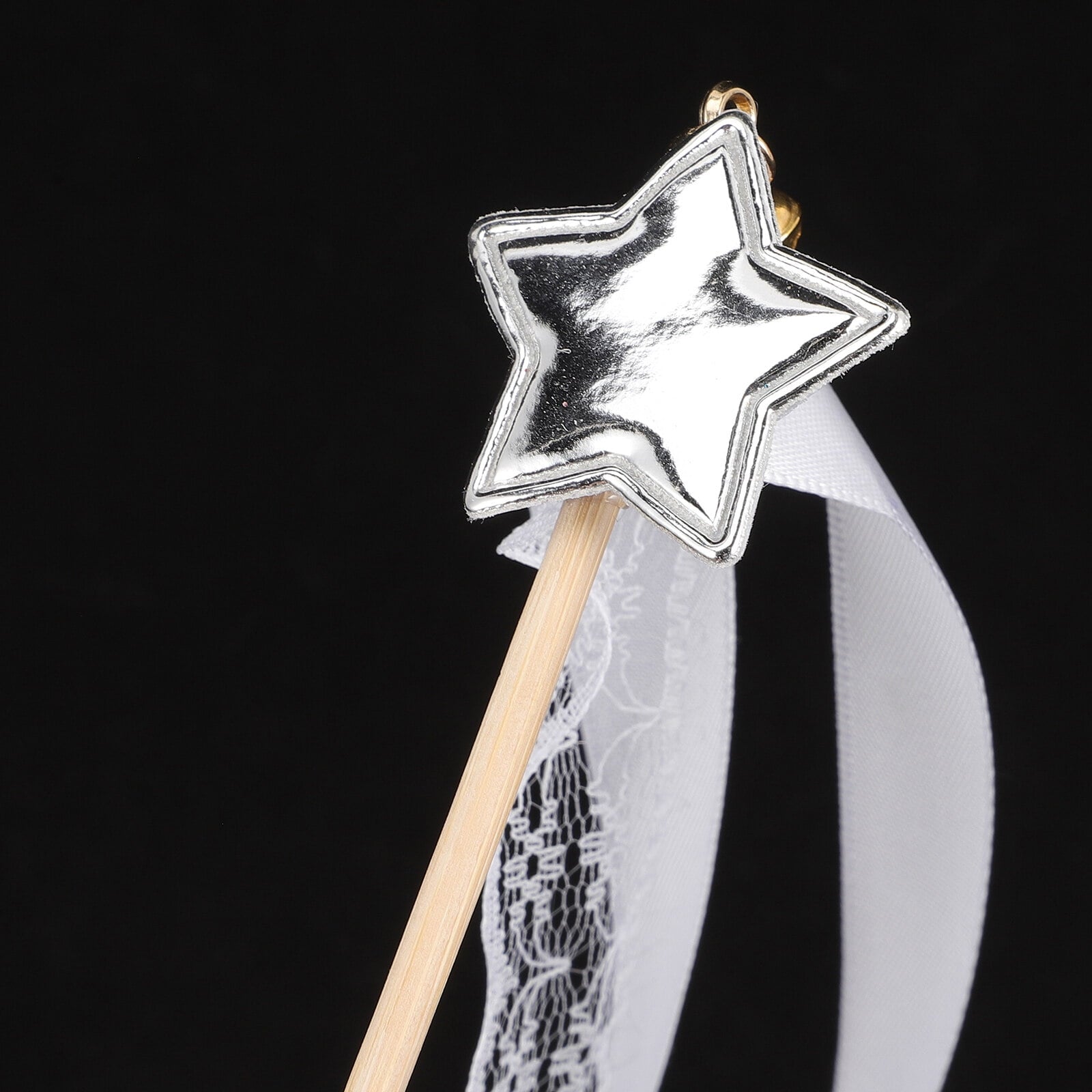 3 Pieces Glow Party Accessories Ribbons Decorations White Ornaments for Kids Colorful Baby Bride