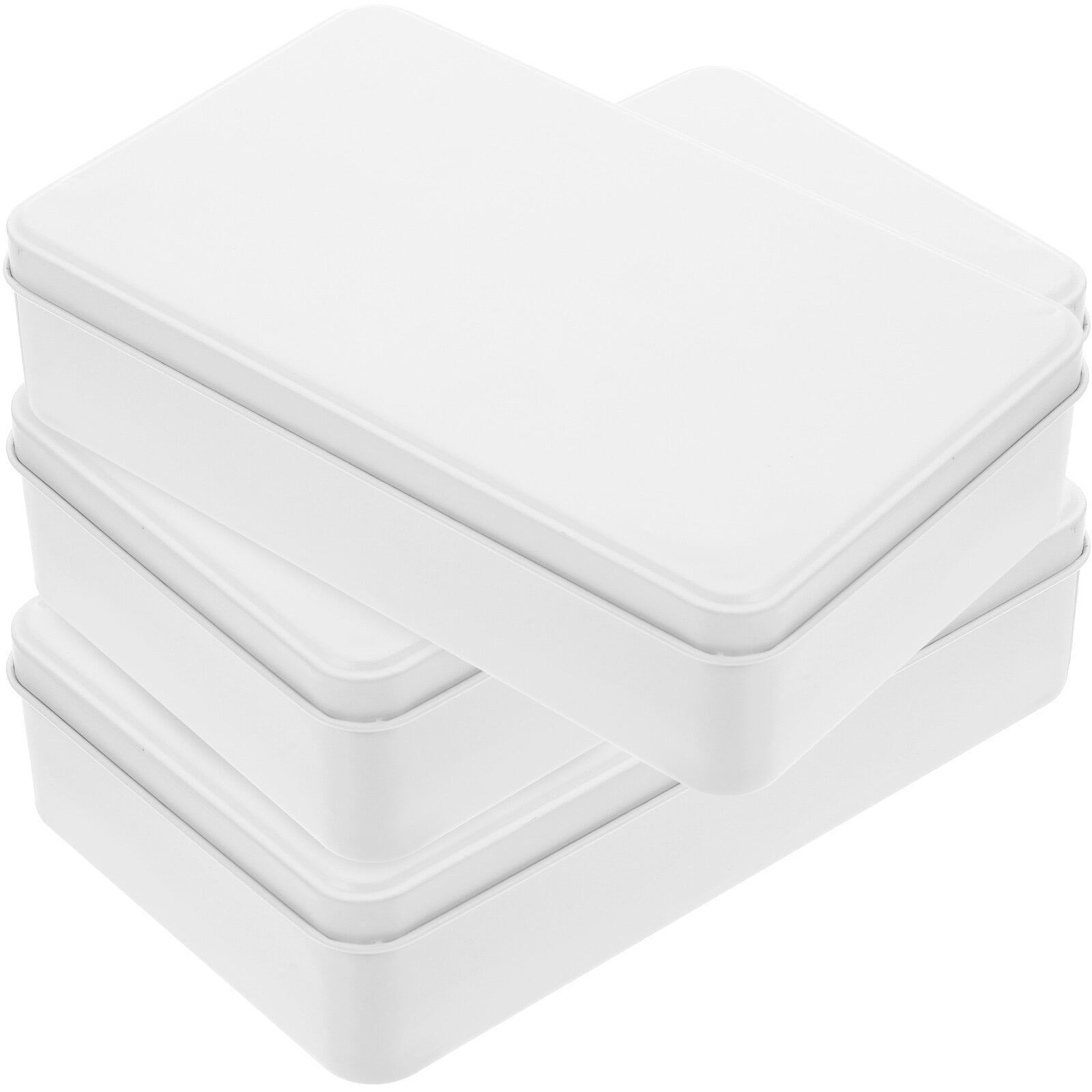 6 pcs Tin Box With Lid Small Tin Boxes Rectangle Tinplate Boxes Tinplate Gift Boxes