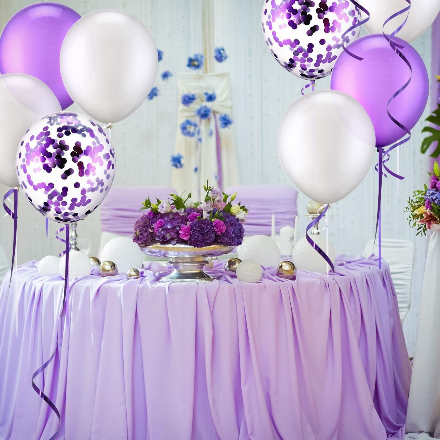 250 Yards Gold Curling Ribbon,0.5cm Wide Crimped Christmas Curling Ribbons for Gift Box Wrapping, Party Decoration, Balloon String, Hair, Ribbons for Florist Flower (purple)