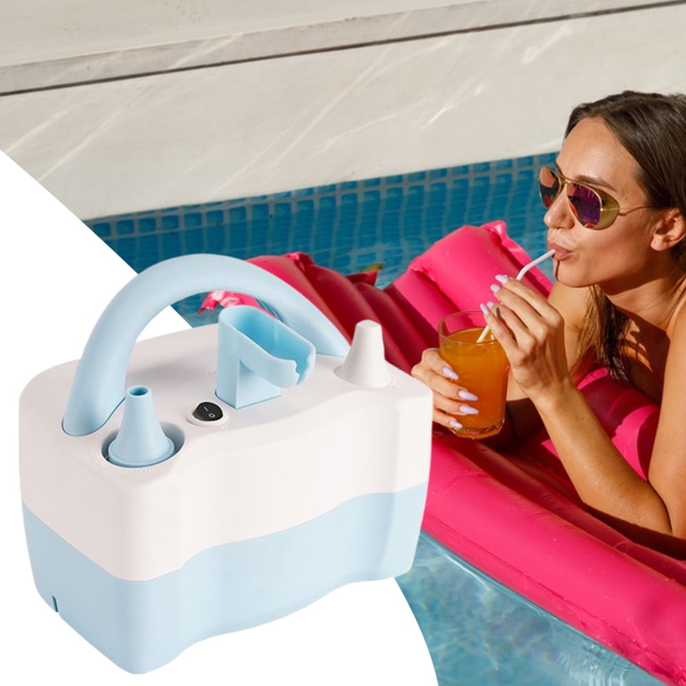 Pw Tools Balloon Inflator Pump Electric Electric Portable Balloon Blower Double Nozzle 600w Intelligent Inflation Devices & Accessories for Party custody