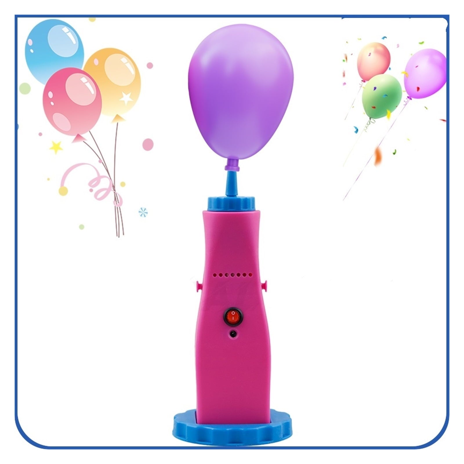 Electric Long Bar Balloon Inflator Pump Portable Balloon Inflating Machine