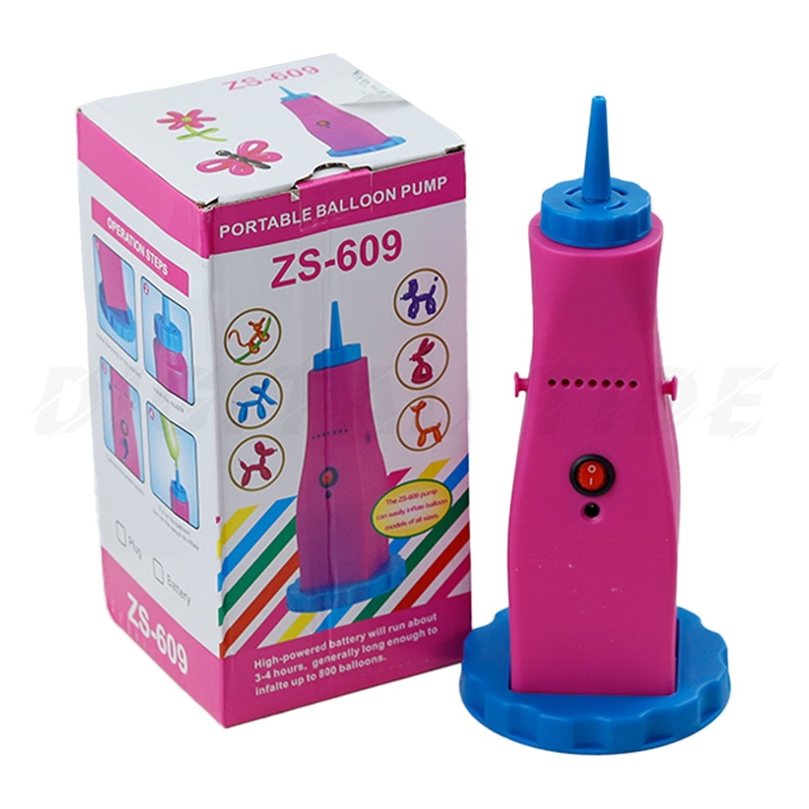 Electric Long Bar Balloon Inflator Pump Portable Balloon Inflating Machine