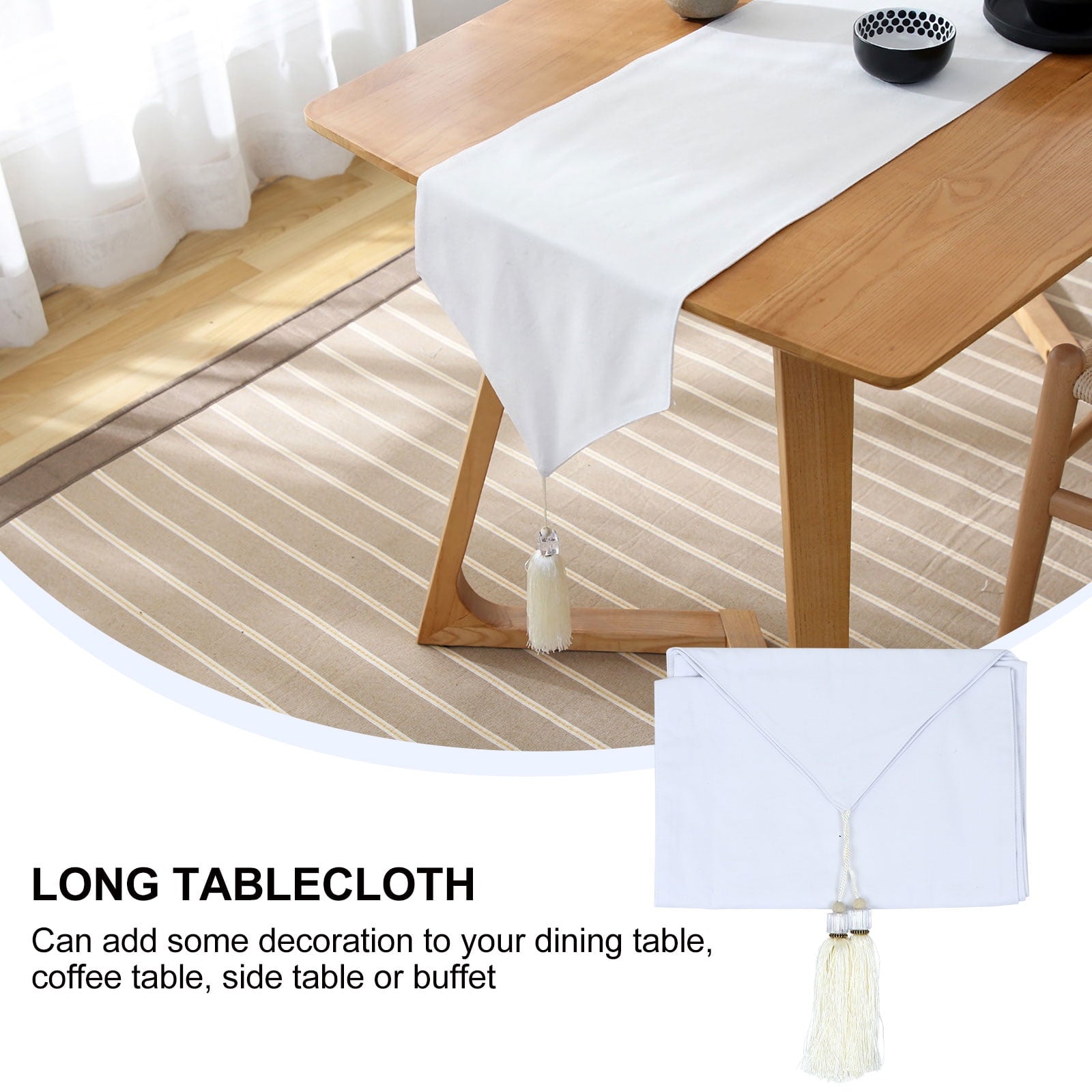 European Tassel Table Runner Decorative Tablecloth Tablecloths Tea Set Banquet Lovely Decoration Wedding Centerpiece